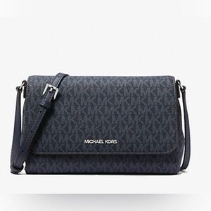 Michael Kors Medium Signature Logo Convertible Crossbody Bag